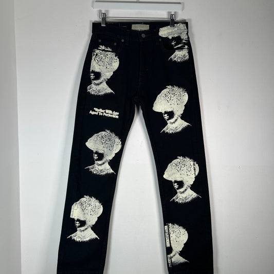 Better With Age Teresa Denim Black Jeans Size 30