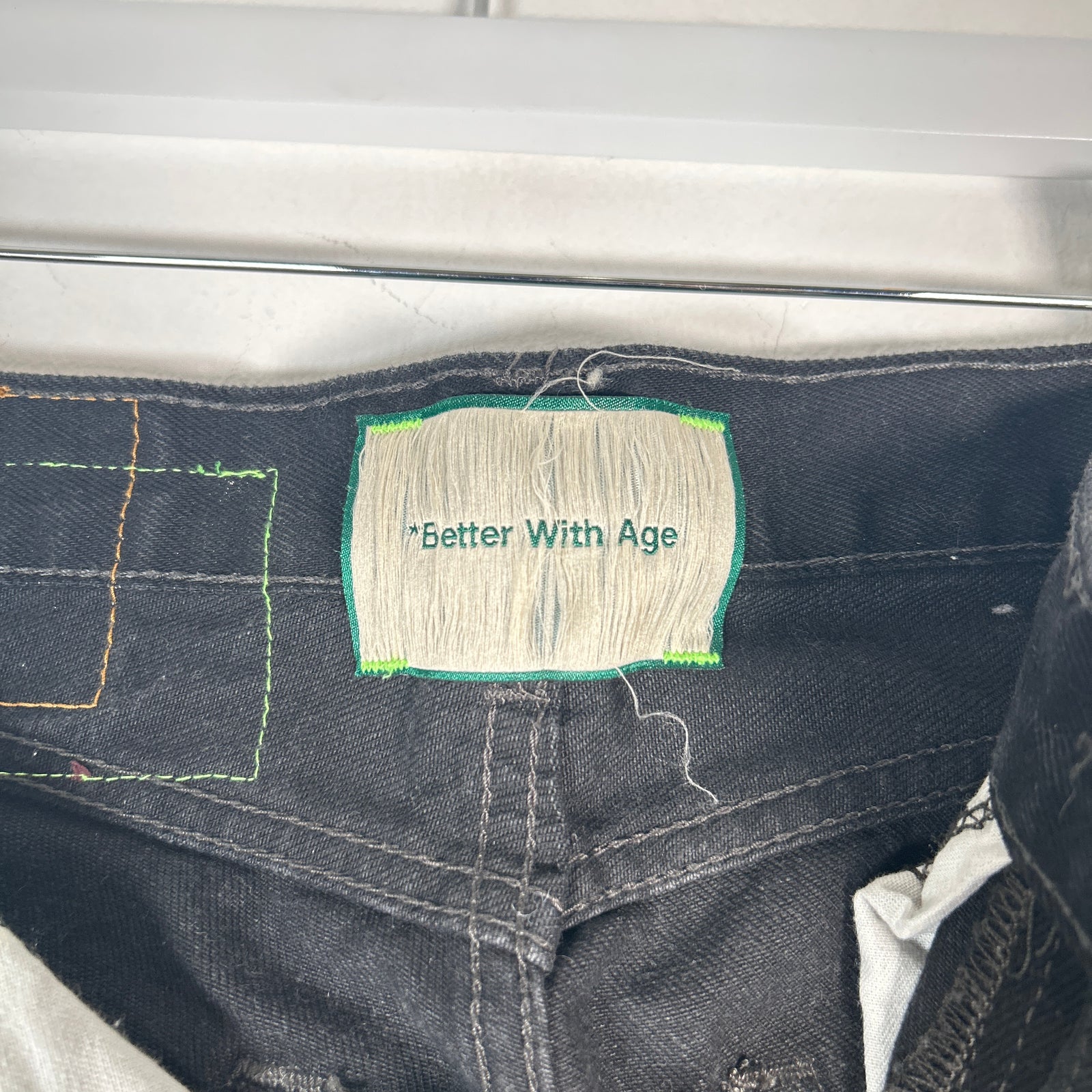 Better With Age Teresa Denim Black Jeans Size 30