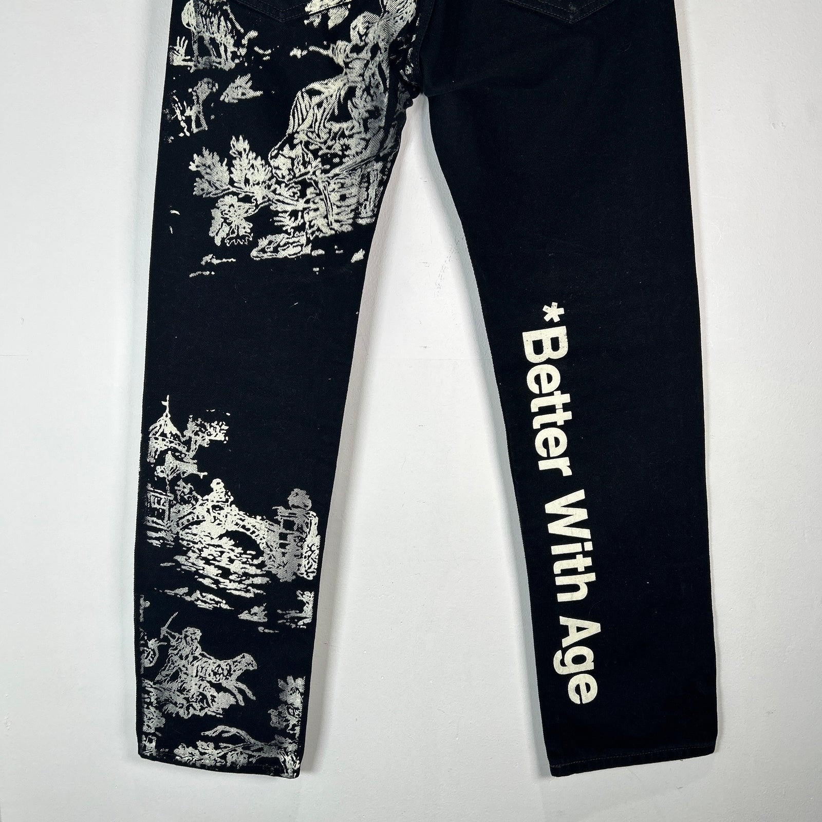 Better With Age Teresa Denim Black Jeans Size 30