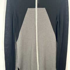 Rick Owens SS22 Black Line Knitted Long-Sleeve Shirt Size M