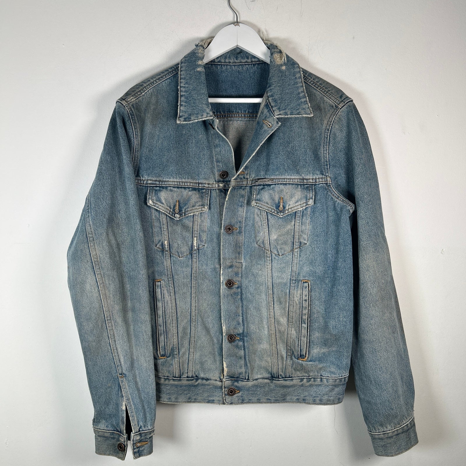 Off-White Gradient Arrows Denim Jacket Size L