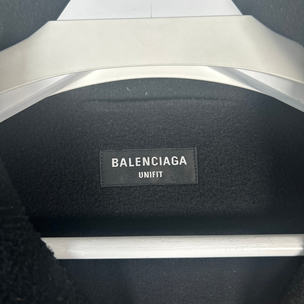 Balenciaga Fleece Sport Zip Up Jacket Size XXL