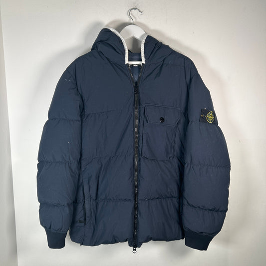 Stone Island Navy Down Puffer Size XL