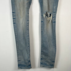 Amiri Distressed Blue Wash Jeans Size 33