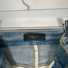 Amiri Distressed Blue Wash Jeans Size 33
