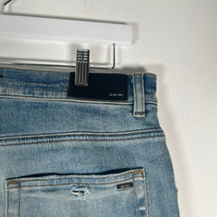 Amiri Distressed Blue Wash Jeans Size 33