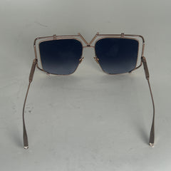 Valentino Rose Gold Wireframed 'V' Sunglasses