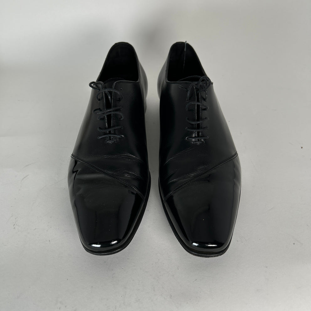 Dior Black Leather Toe Pointed Dress Shoe Size 10.5