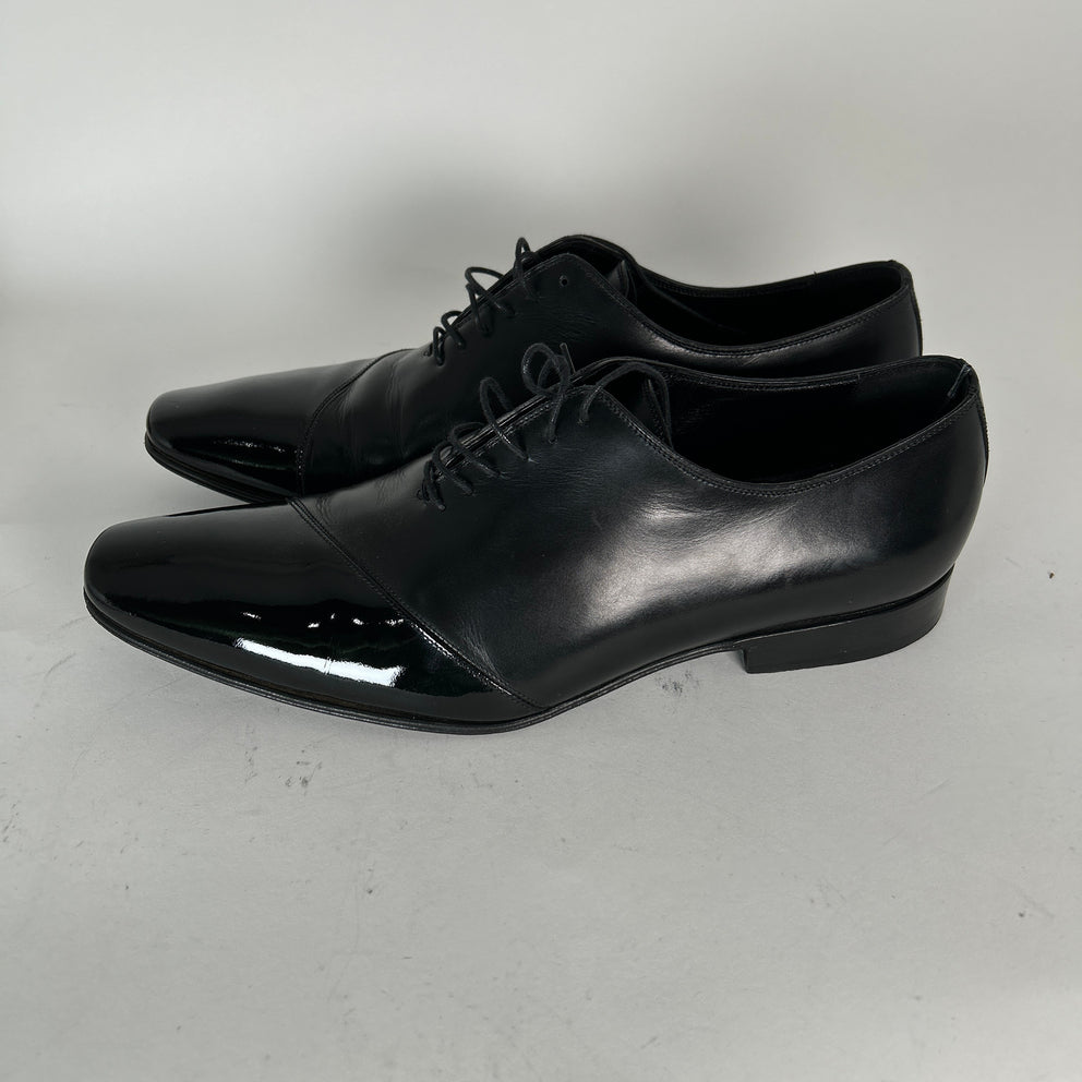 Dior Black Leather Toe Pointed Dress Shoe Size 10.5
