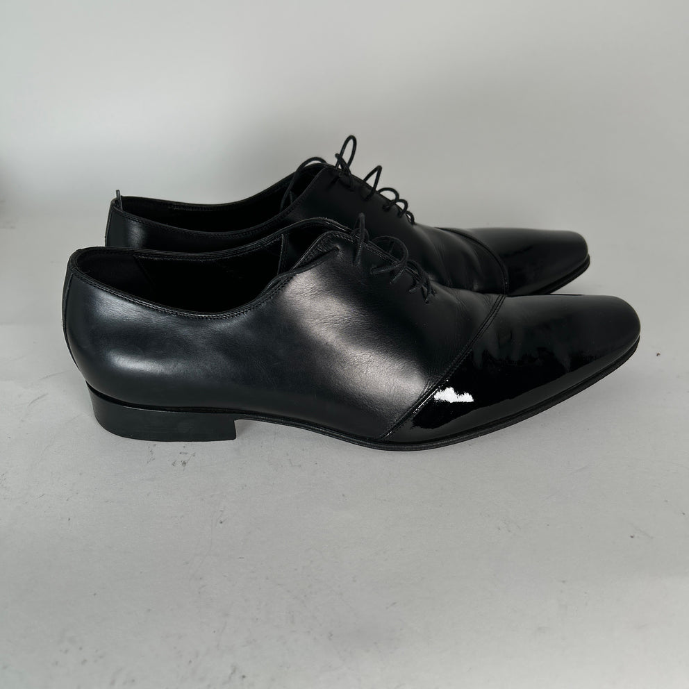 Dior Black Leather Toe Pointed Dress Shoe Size 10.5