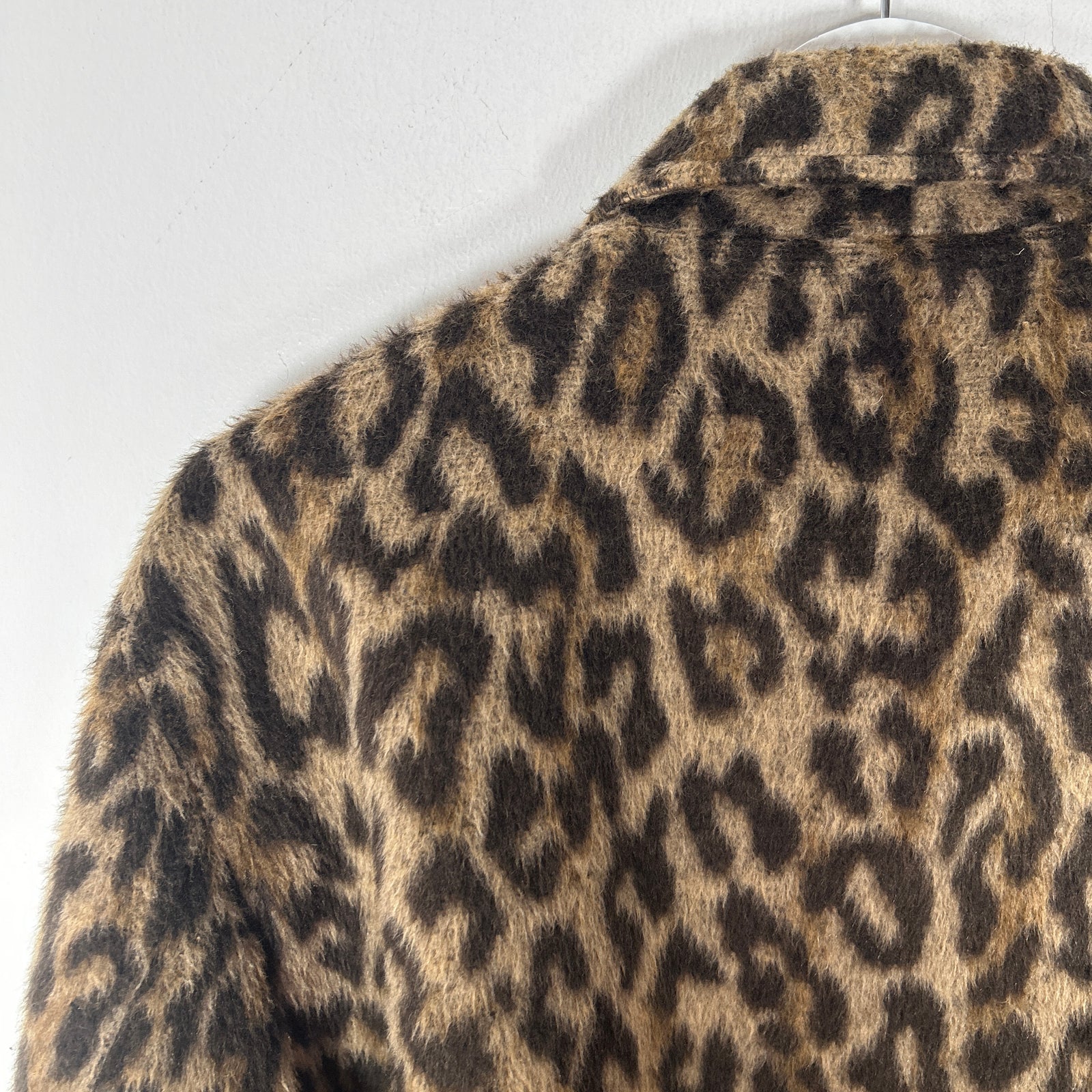 Amiri Cheetah Print Skeleton Varsity Jacket Size XL
