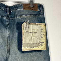 Birth of a Royal Child Patchwork Denim Jeans