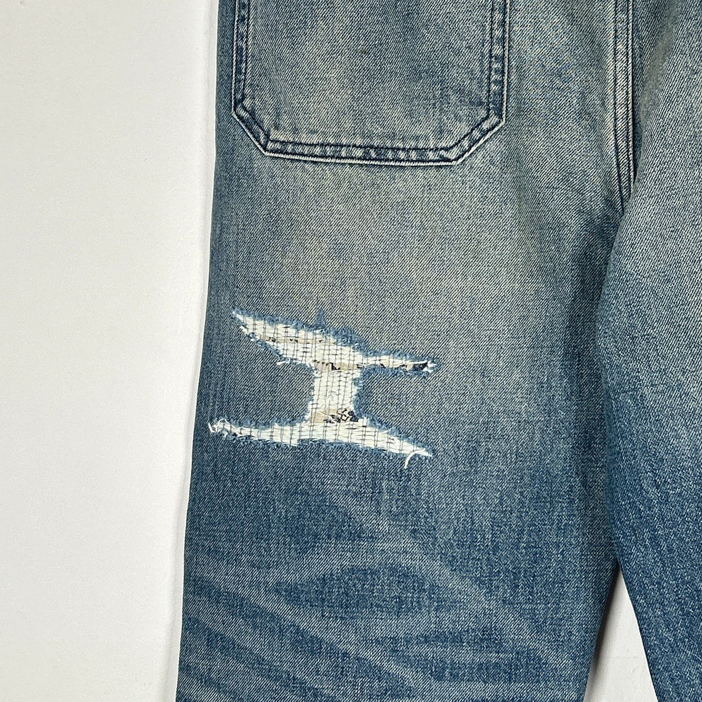 Birth of a Royal Child Patchwork Denim Jeans