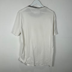 Maison Margiela White/Grey Double Collar T-Shirt Size L