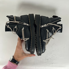 Rick Owens x Doc Martens Black Hexagram Boot Size 42