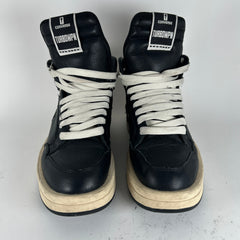 Rick Owens x Converse Black/Milk 'TurboPwn' High-Top Sneaker Size 13