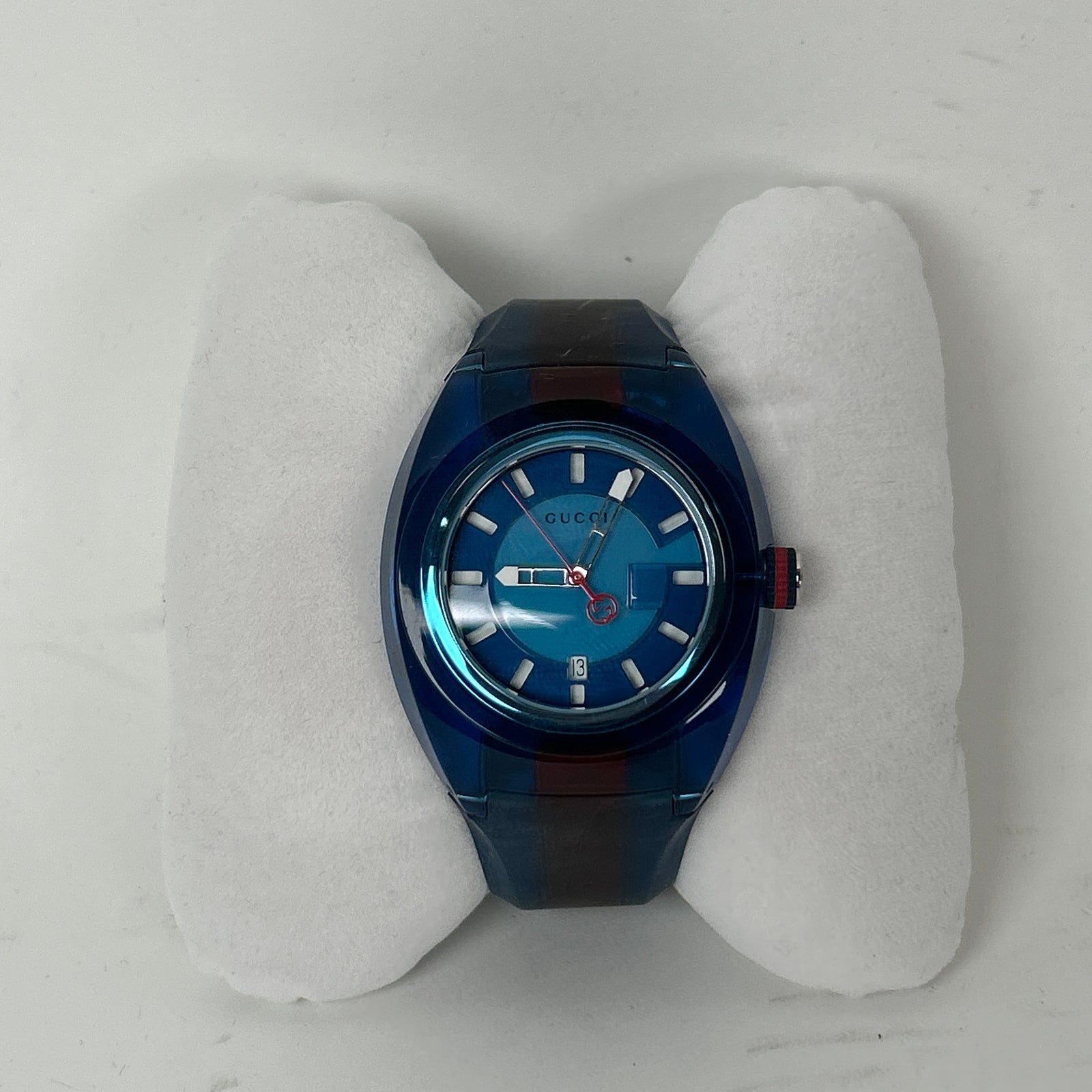 Gucci Blue/Red Sync XL 43MM Band Watch