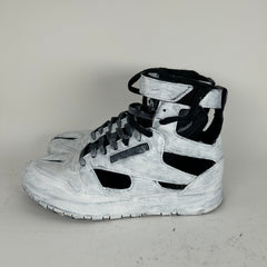 Maison Margiela x Reebok Painted White Cut-Out Tabi Sneaker Size 10