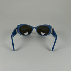 Givenchy Blue Rounded Logo Sunglasses