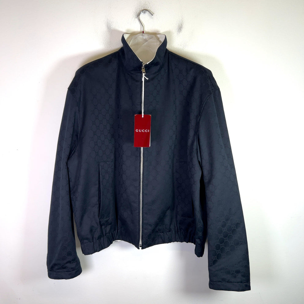 Gucci Pre-Fall 2025 Reversible GG Monogram Cotton Gabardine Jacket