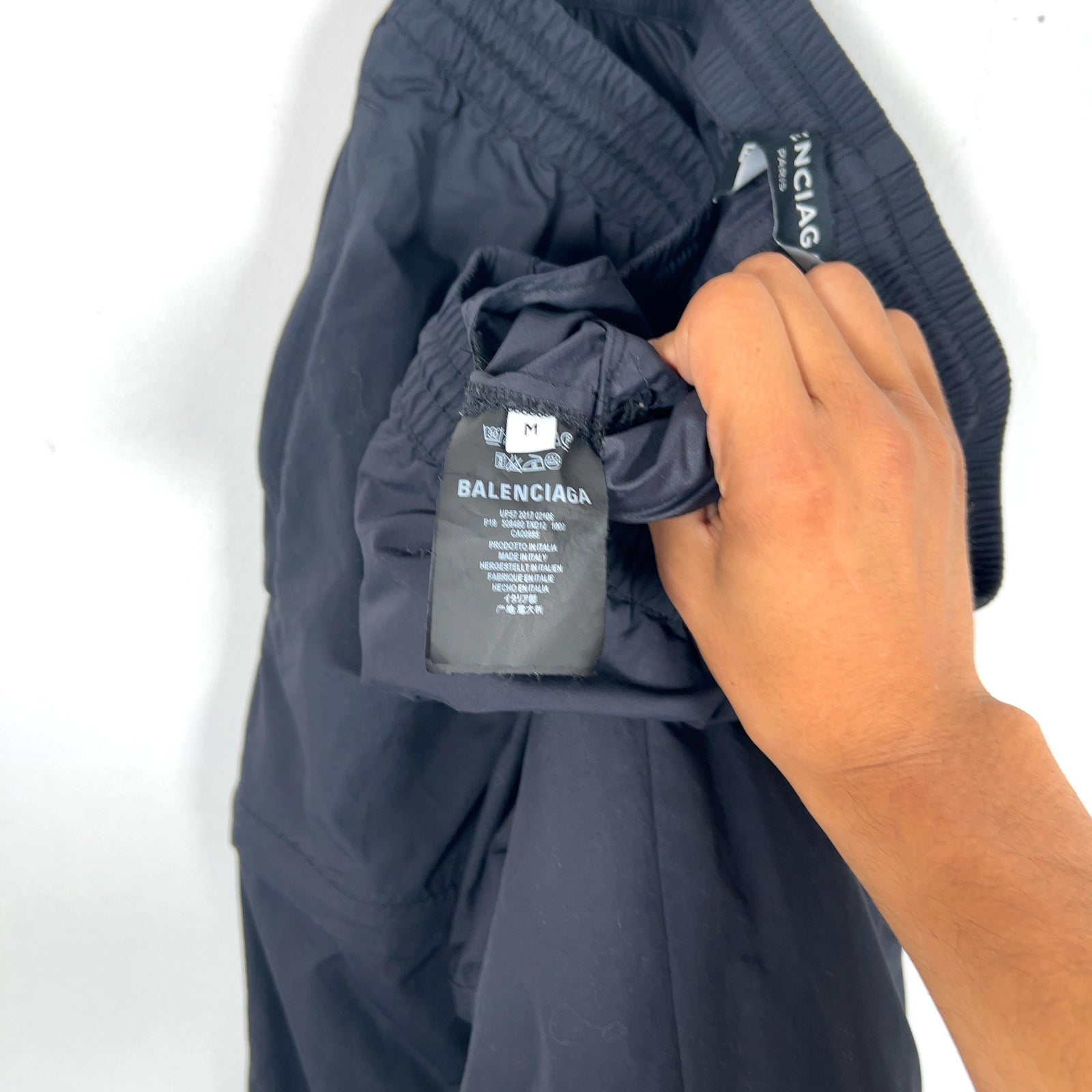 Balenciaga FW17 Nylon Convertible Pants