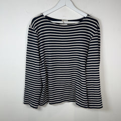 Celine Striped Cotton Longsleeve