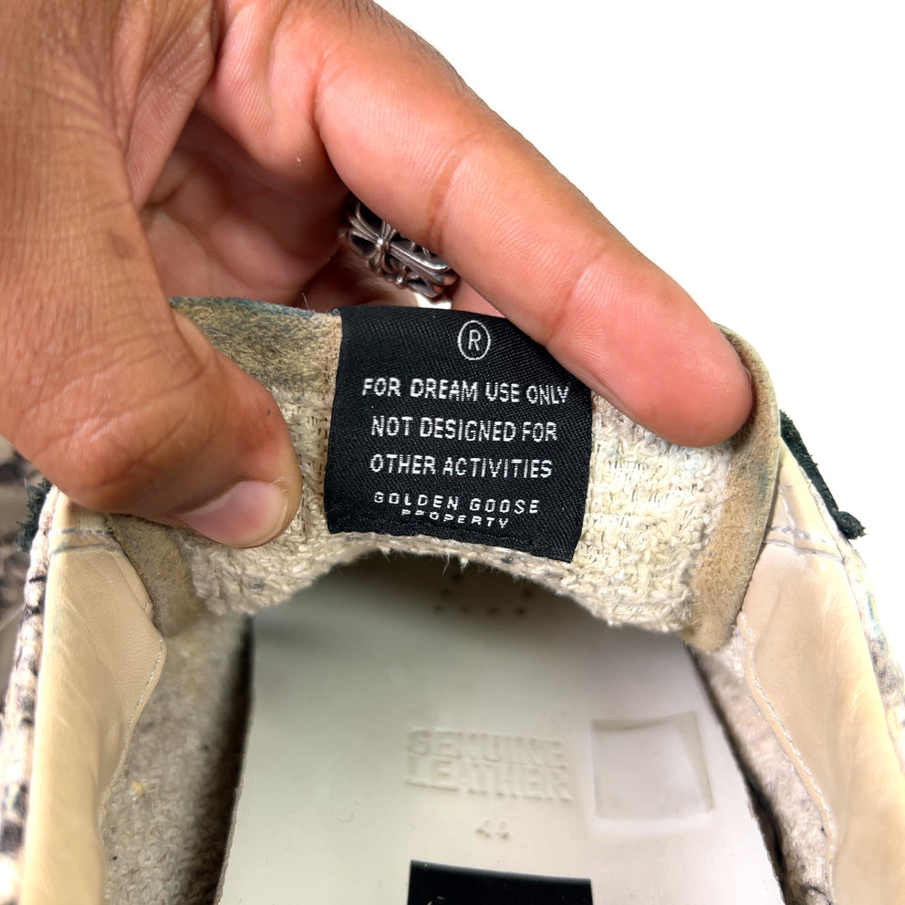 Golden Goose Python Superstar Sneakers