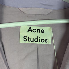 Acne Studios Parka Hooded Patch Pockets Light Jacket