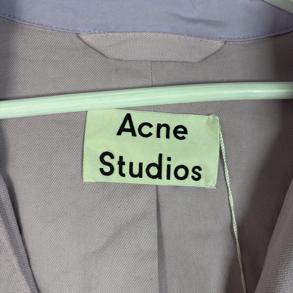 Acne Studios Parka Hooded Patch Pockets Light Jacket