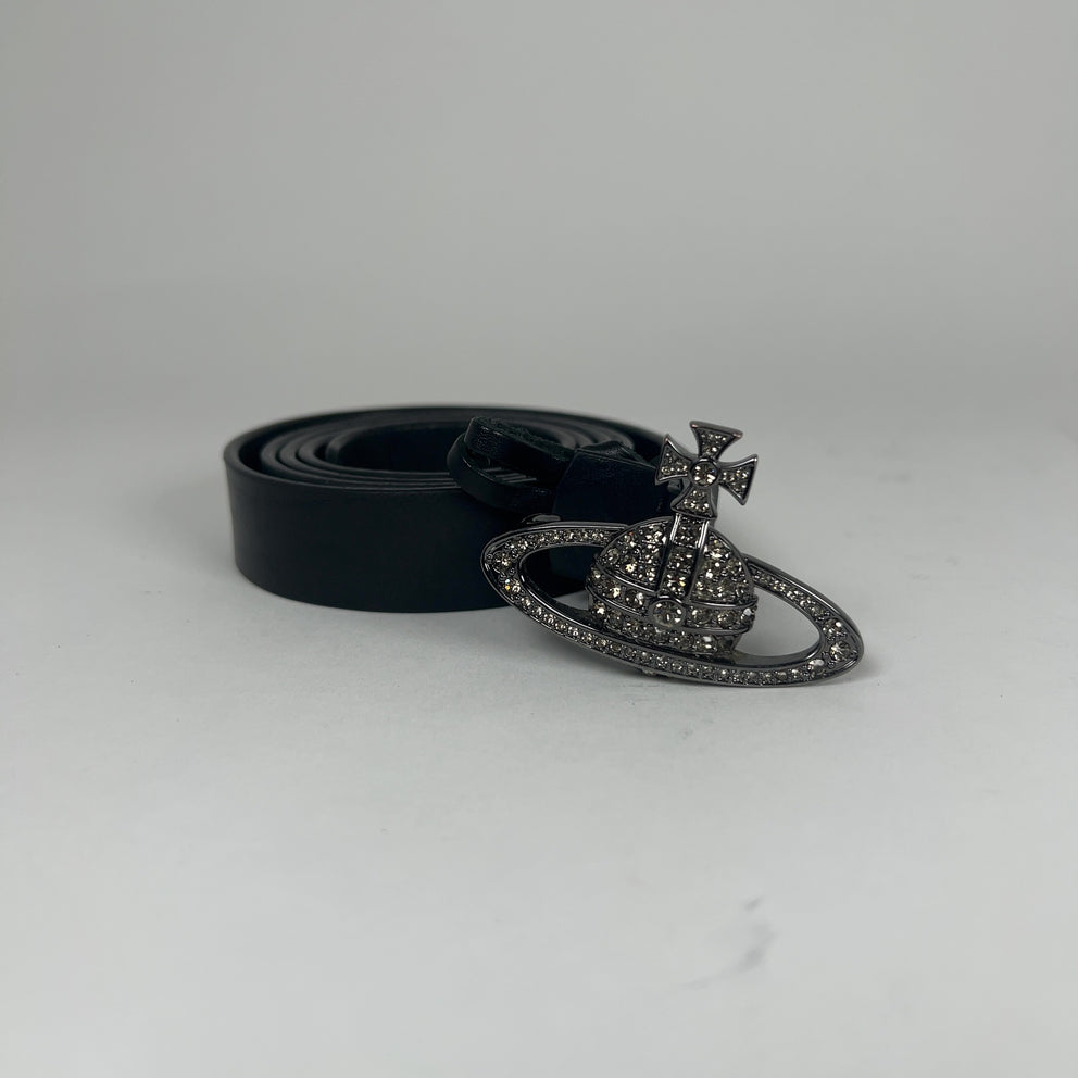 Vivienne Westwood Crystal Studded Orb Belt