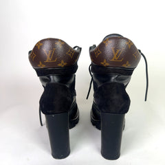 Louis Vuitton Monogram Star Trail Combat Boots