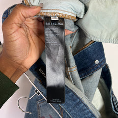 Balenciaga AW21 Scribble Denim Jeans