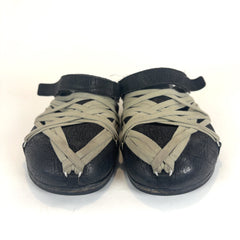 Rick Owens Megalace Cracked Leather Mule
