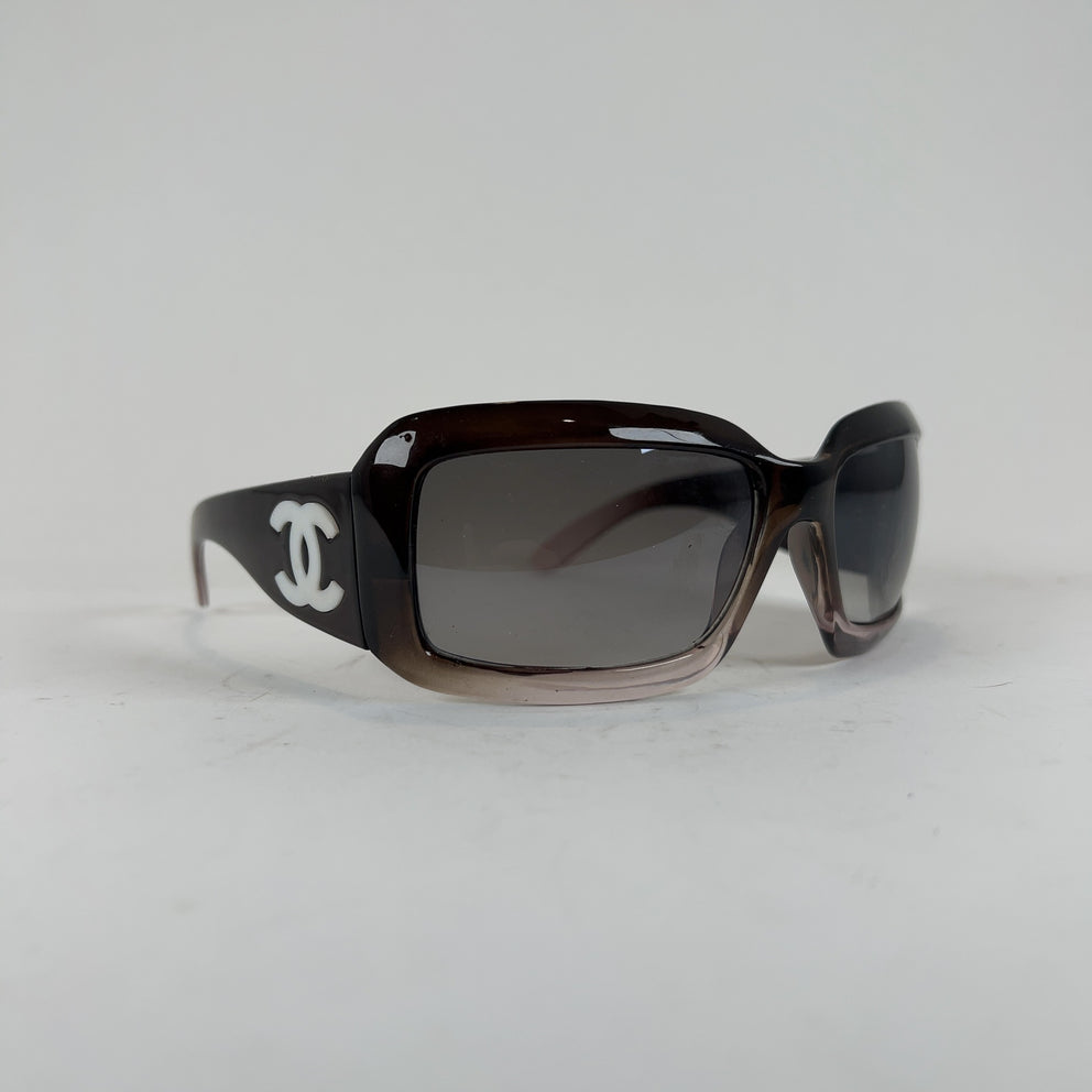 Chanel CC Ombre Acetate Sunglasses