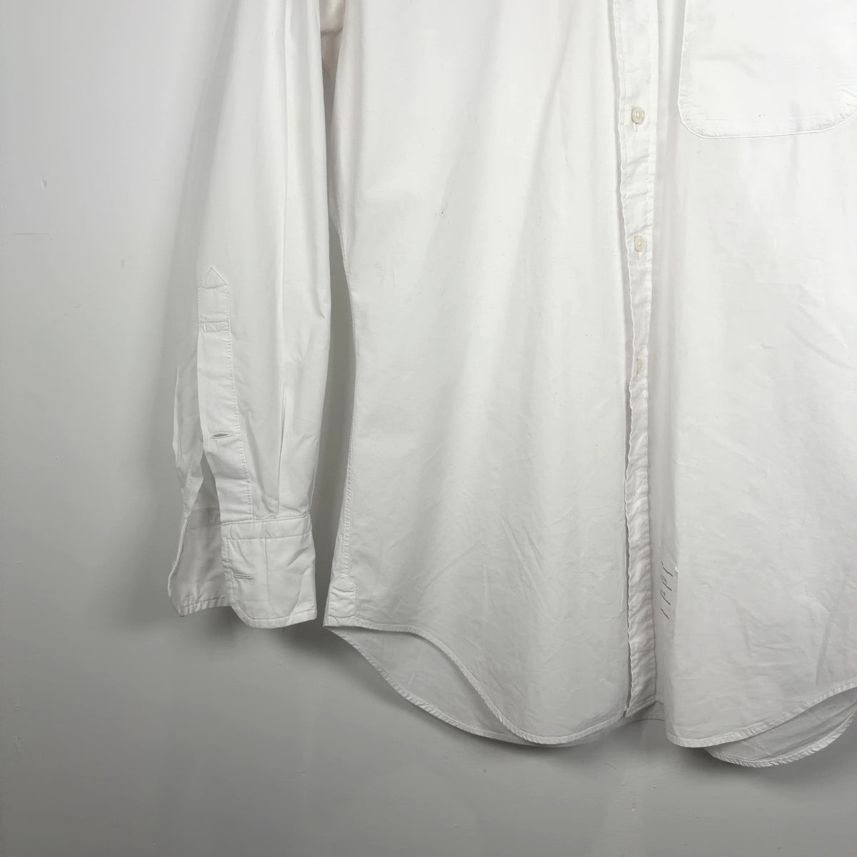 Thom Browne 4-Bar Button-Up Shirt