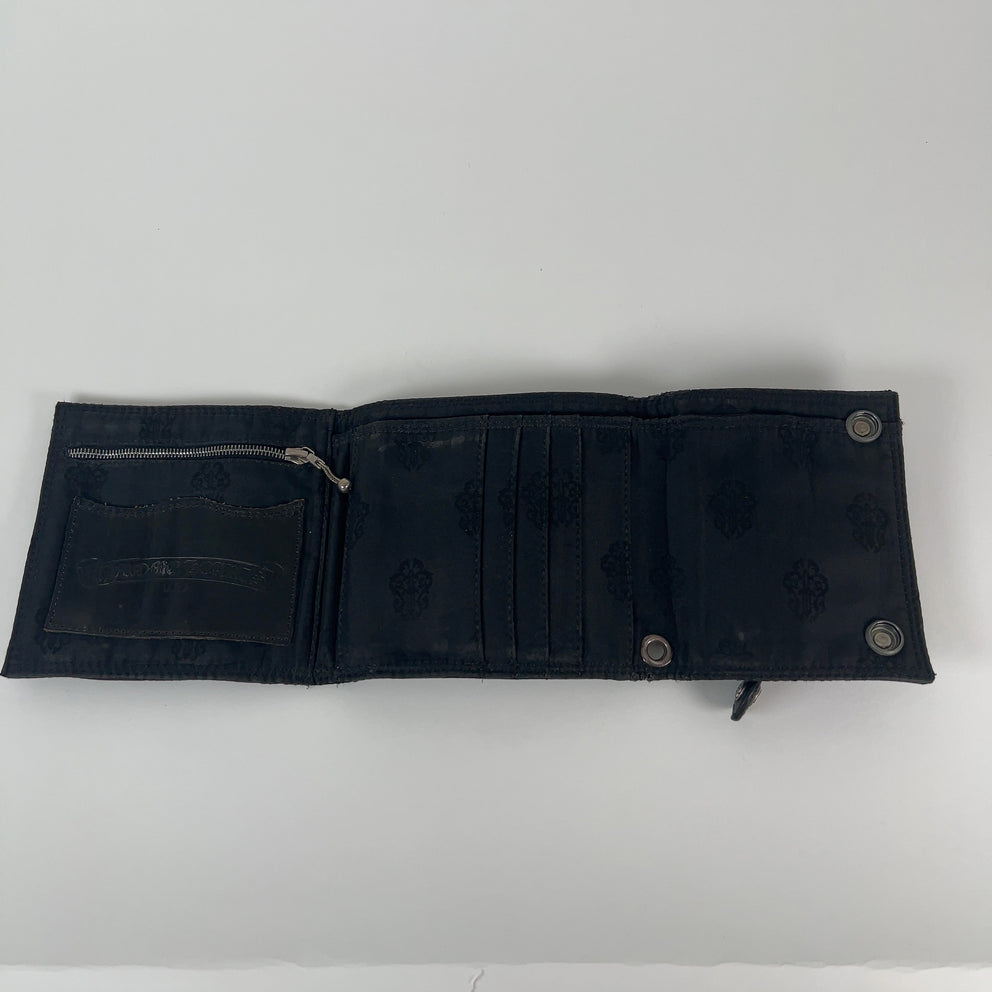 Chrome Hearts Nylon Motif Flap Wallet