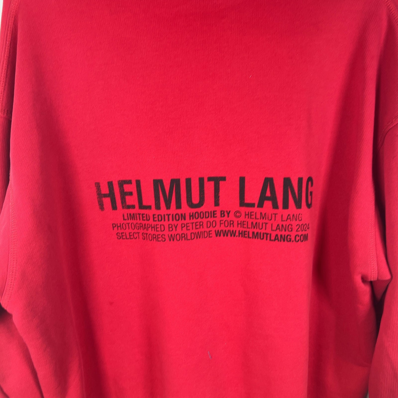 Helmut Lang Peter Do 'Manhattan' Polaroid Hoodie
