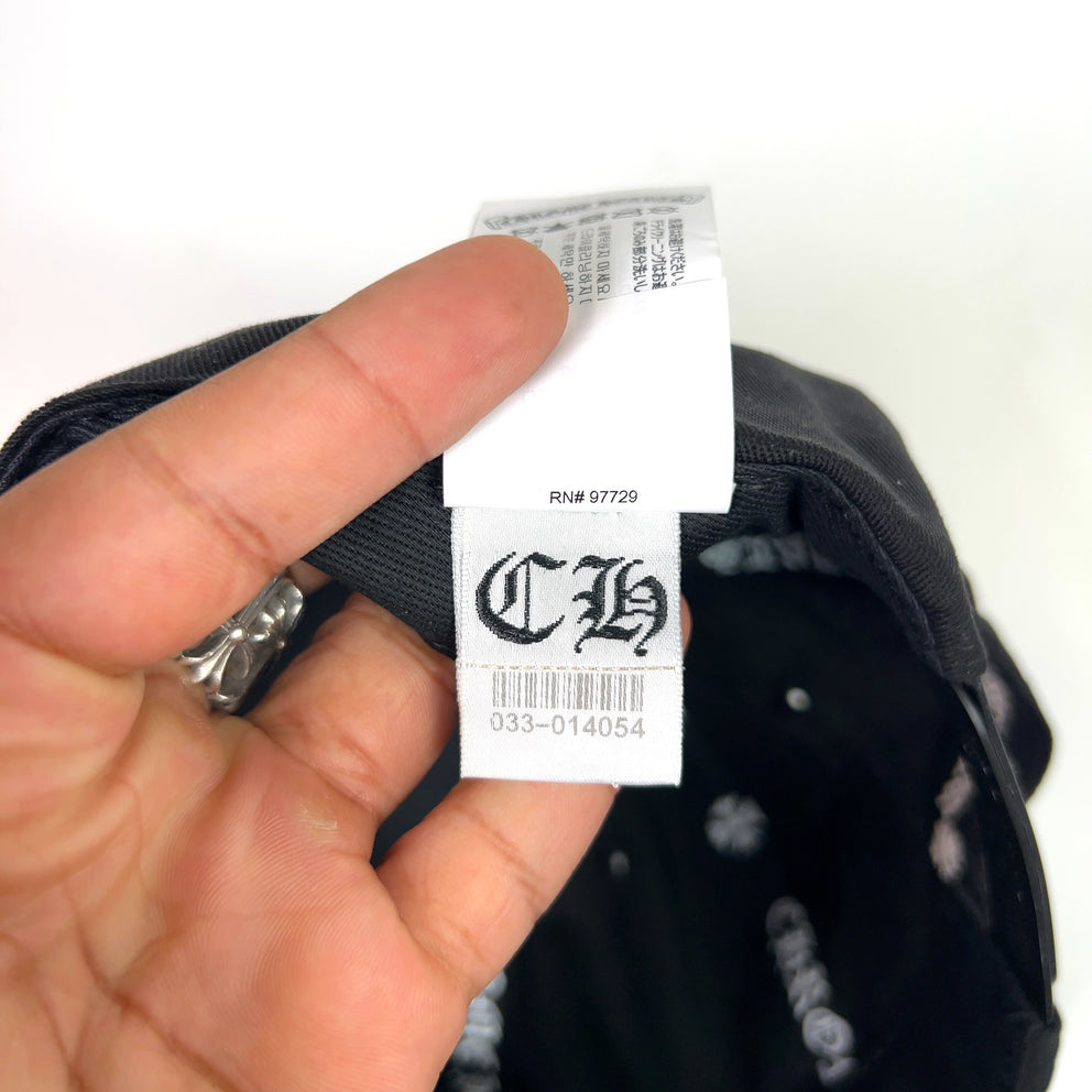 Chrome Hearts Black CH Baseball Hat