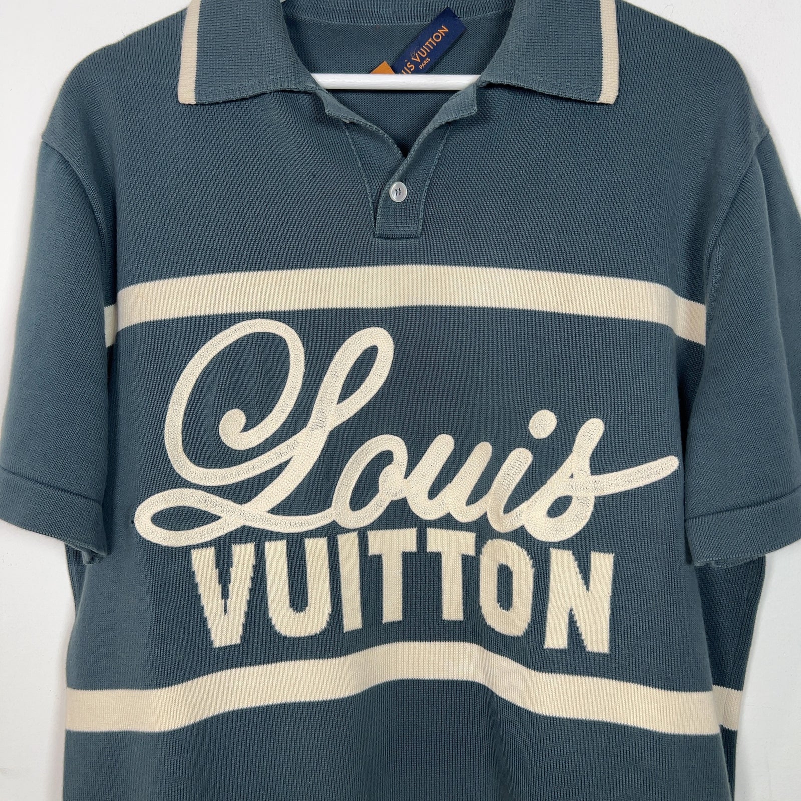 Louis Vuitton Chain Stitch Logo Polo