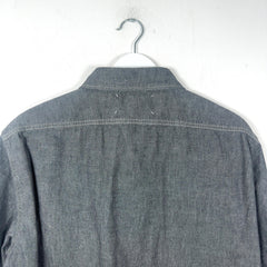 Maison Margiela Short-Sleeve Broadcloth Shirt