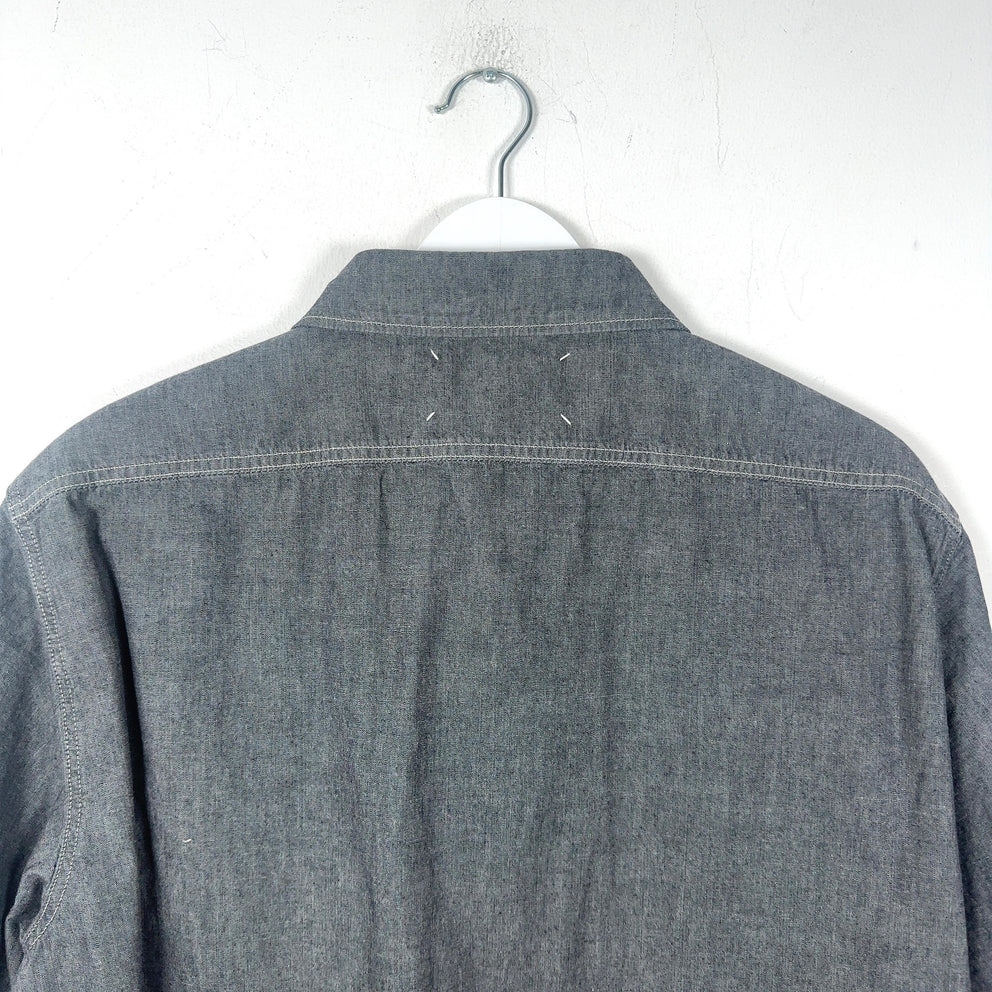 Maison Margiela Short-Sleeve Broadcloth Shirt