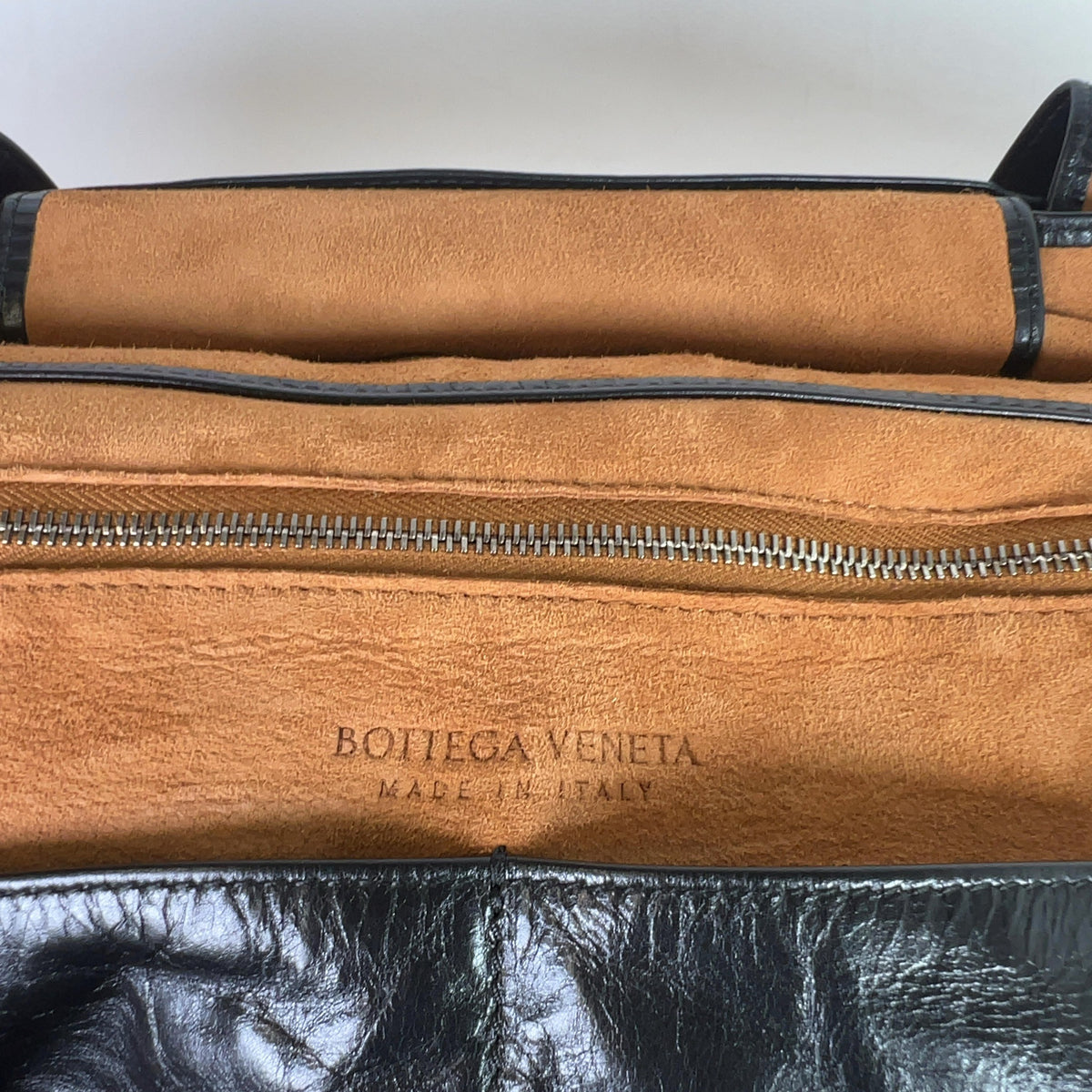 Bottega Veneta Leather Weekender Bag