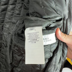 Versace Deer & Rabbit Fur Zipper Leather Jacket