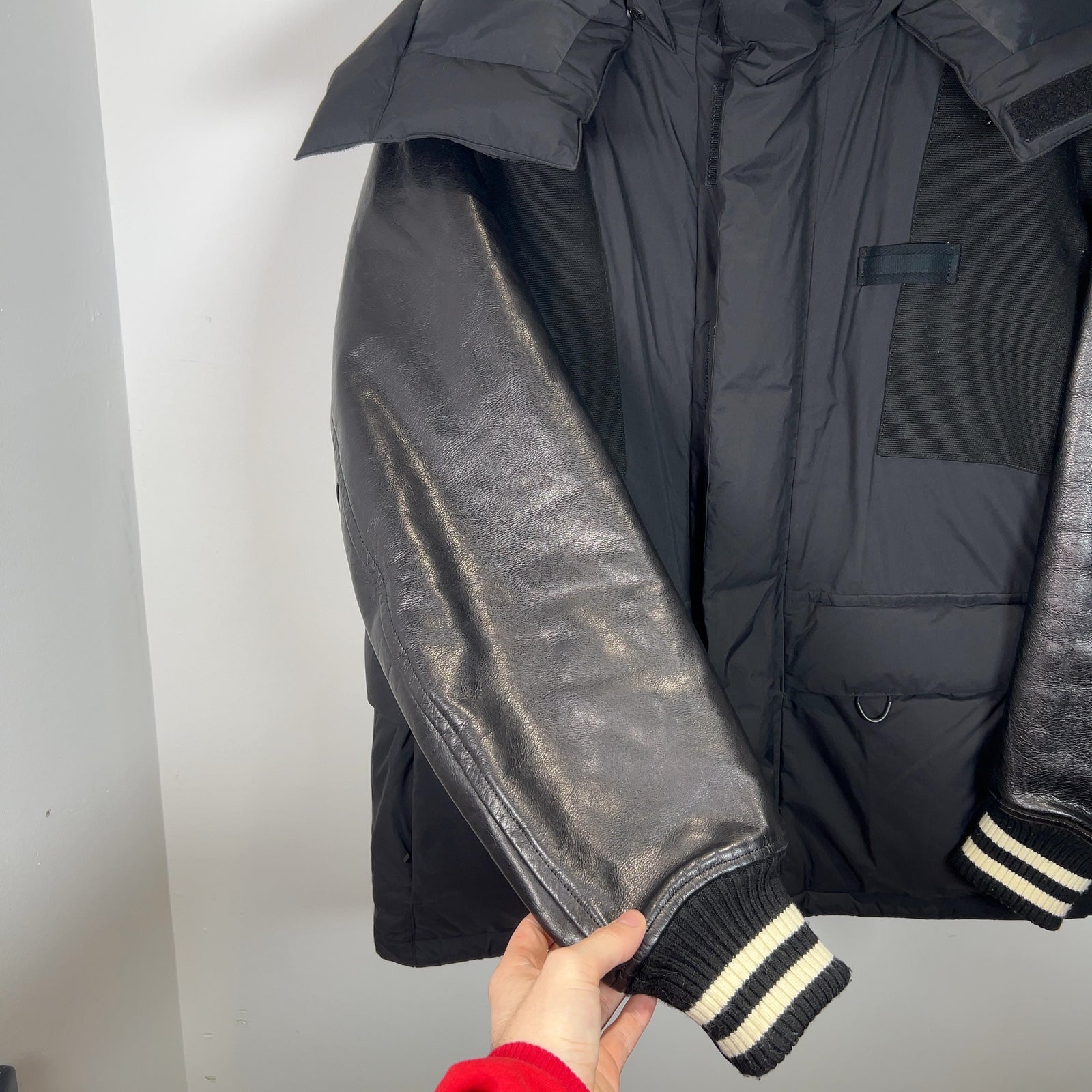 Junya Wanatabe Hybrid Varsity Bomber Puffer Jacket