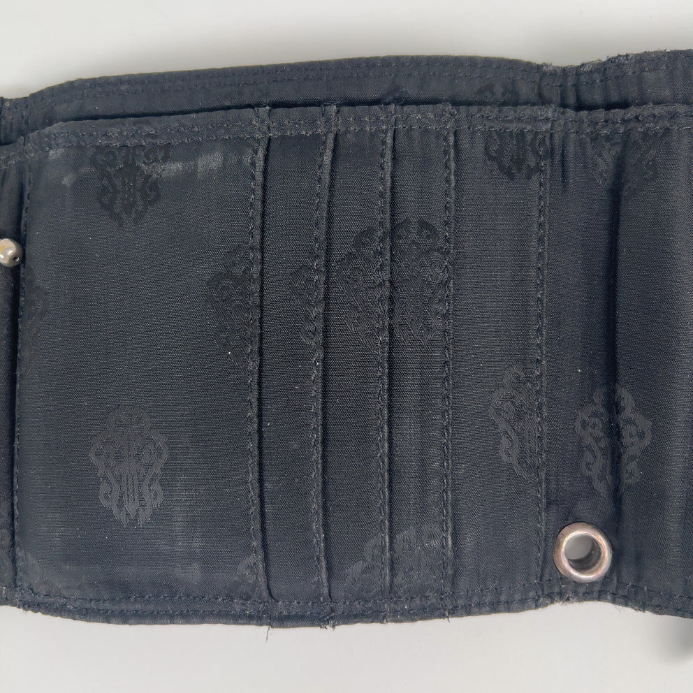 Chrome Hearts Nylon Motif Flap Wallet