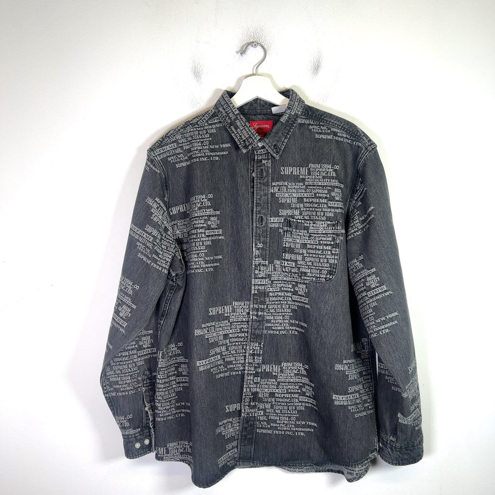 Supreme Jacquard Denim Jacket
