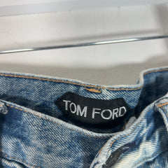 Tom Ford Acid Washed Straight Leg Jeans