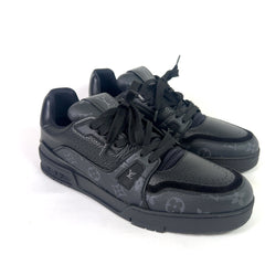 Louis Vuitton Triple Black Monogram Trainers