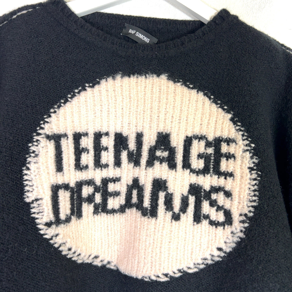 Raf Simons Teenage Dreams Cropped Sweater