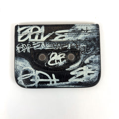 Balenciaga Le Cagole Graffiti Leather Wallets